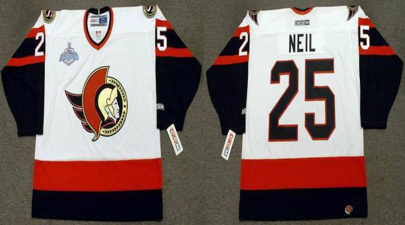 2019 Men Ottawa Senators #25 Neil white CCM NHL jerseys